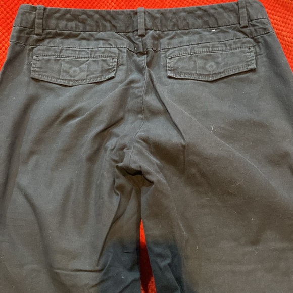 GAP Black Pants Hip Slung Fit Sz 8R - Picture 5 of 7